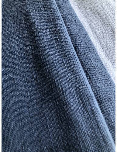 Old Harvest Tablecloth in Pure Hemp Dyed Dense Grey