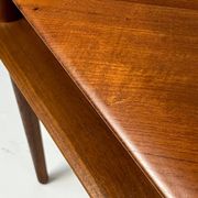 Danish corner coffee table Minerva in teak Hvidt Mølgaard-Nielsen