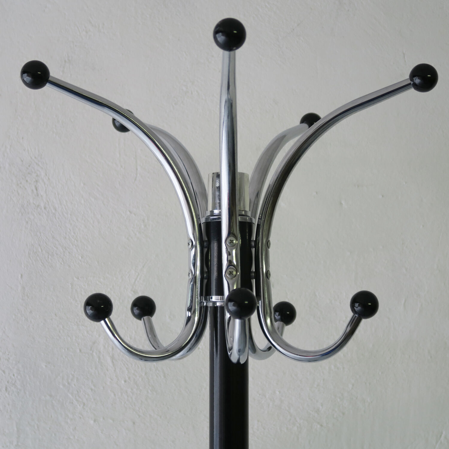 Chrome coat holder