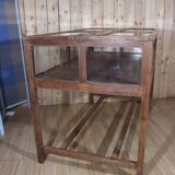 Old pine shop window/display