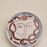 Méduse - plat en céramique