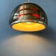 Suspension Space Age vintage 1970s in smoked glass