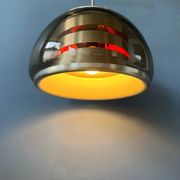 Suspension Space Age vintage 1970s in smoked glass