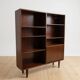 Mahogany  Model 4 Bookcase by Omann Jun Mobelfabrik, Denmark, 1970s
