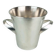 Silver-plated ice bucket with a refined design, designed by Kurt Mayer for