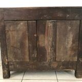 Commode Louis XV en chêne clair 18ème siècle