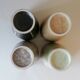 4 ceramic cups handcrafted