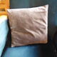Velvet cushion cover brown / chocolate color