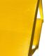 Table d'appoint/console vintage en bois jaune soleil