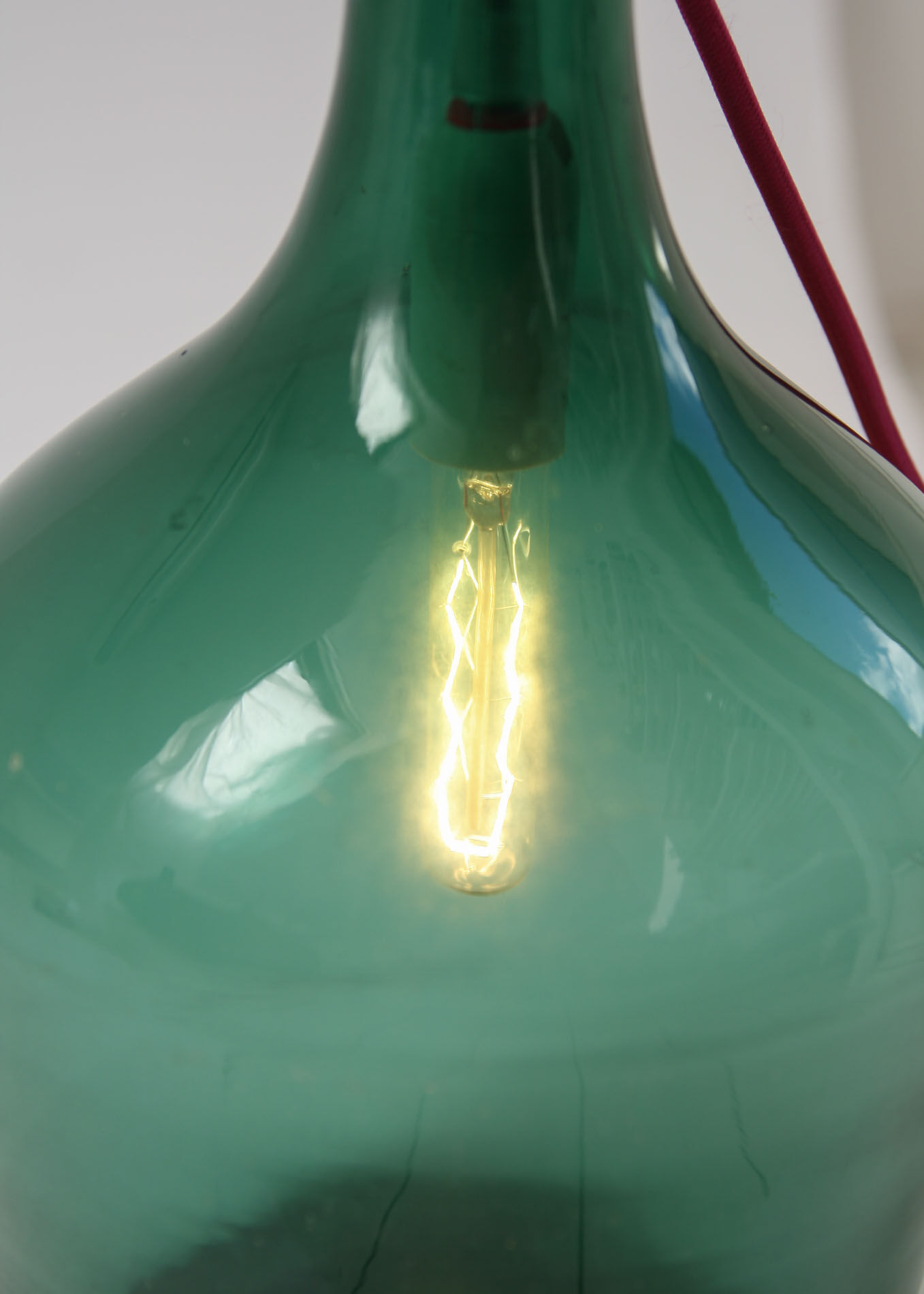 Lumière de lampe de dame jeanne