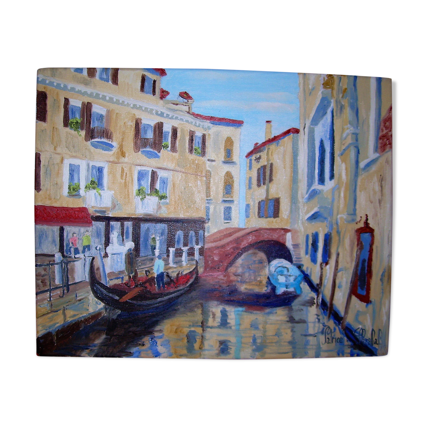 Oil on canvas by Patrice Skrabal: Venice