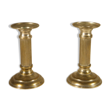 Pair of silver candlesticks 12 cm