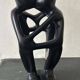 African statue in steatite representing 2 lovers GmBh
