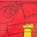 Valerio ADAMI: Distant History, 1980 - Signed lithographic poster