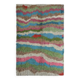 Tapis vintage en laine douce et colorée 7x10, 205x307 cm SK 70373