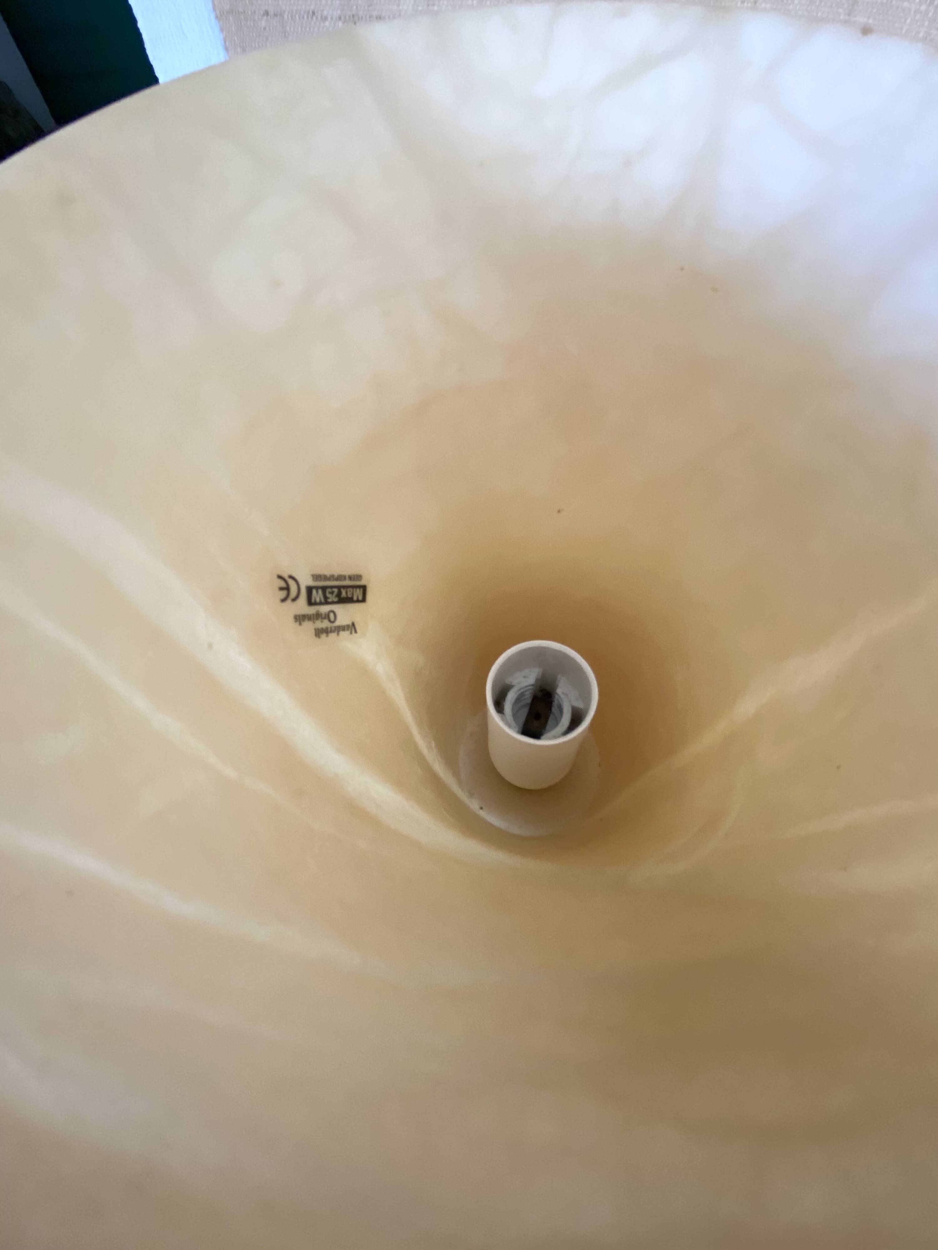 Alabaster lamp Pegasan, 1970s