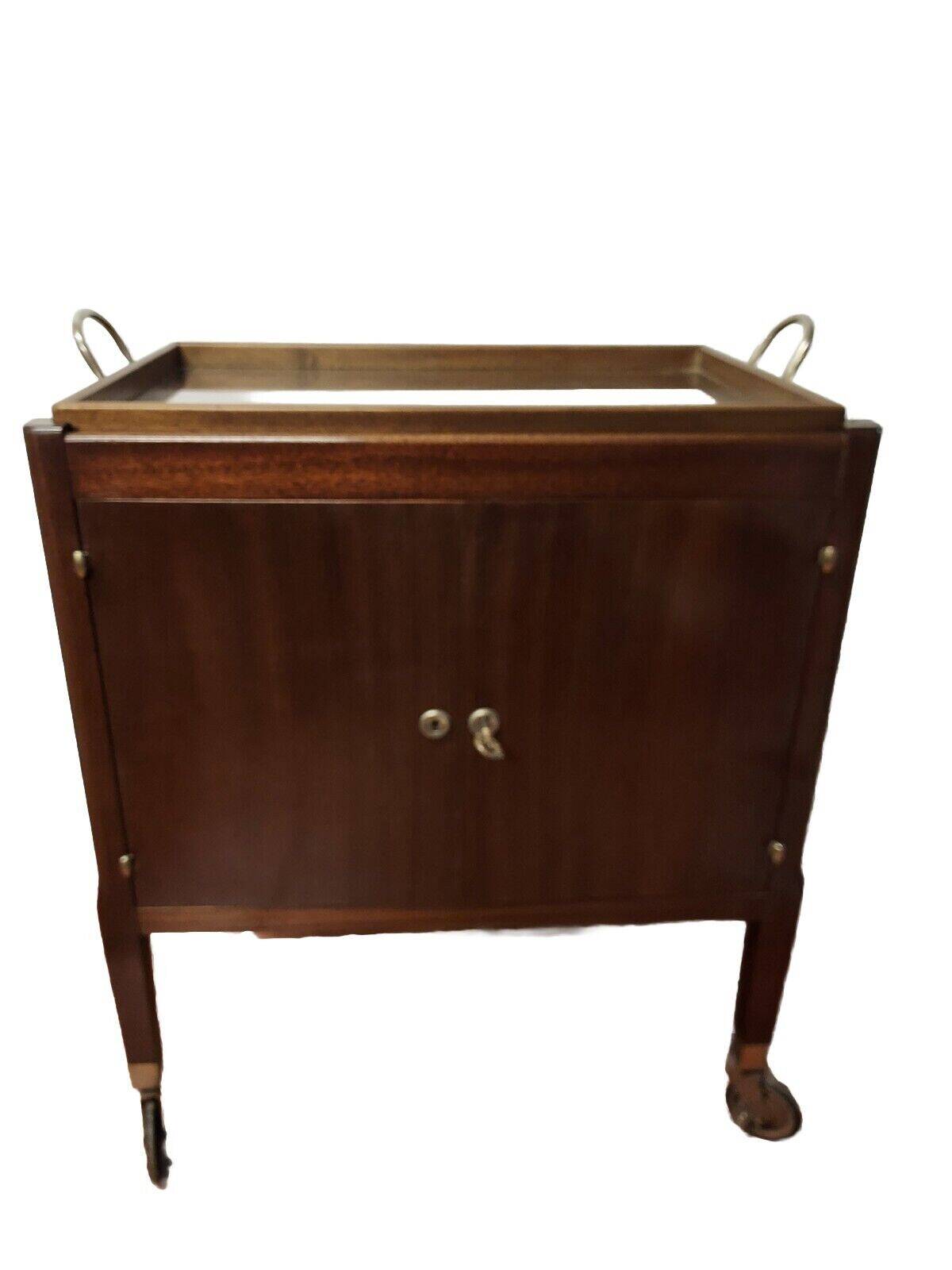 vintage mahogany serving table