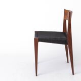Vintage Poul Cadovius Chair “Pia” for Cado, Danish Teak Chair 1960s, Black