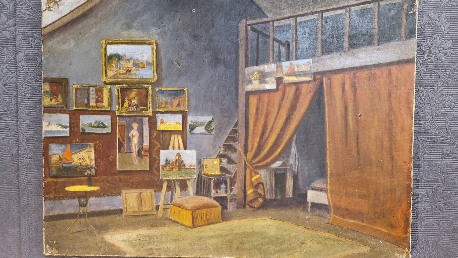 Tableau chambre d'artiste
