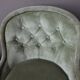 Paire de fauteuils crapaud vintage