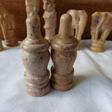 carved stone chess
