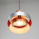 Italian  Aluminum Space Age Pendant Lamp in Copper color, 1970s