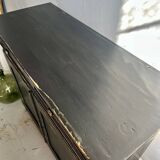 Black patinated buffet