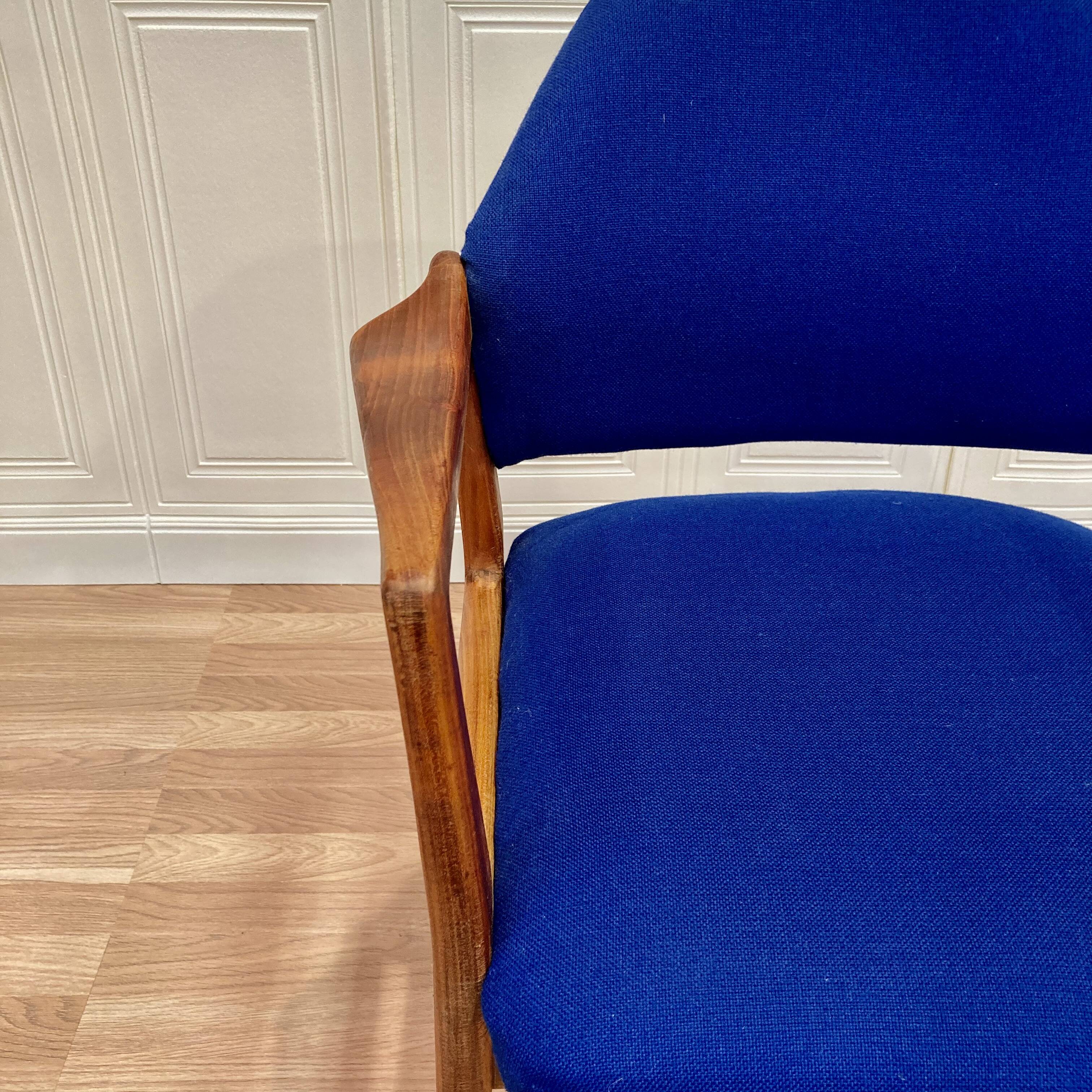 Suite of 4 designer armchairs 1950 "Hartmut Lhomeyer".