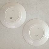 2 Lunéville Art Deco iron earth plates