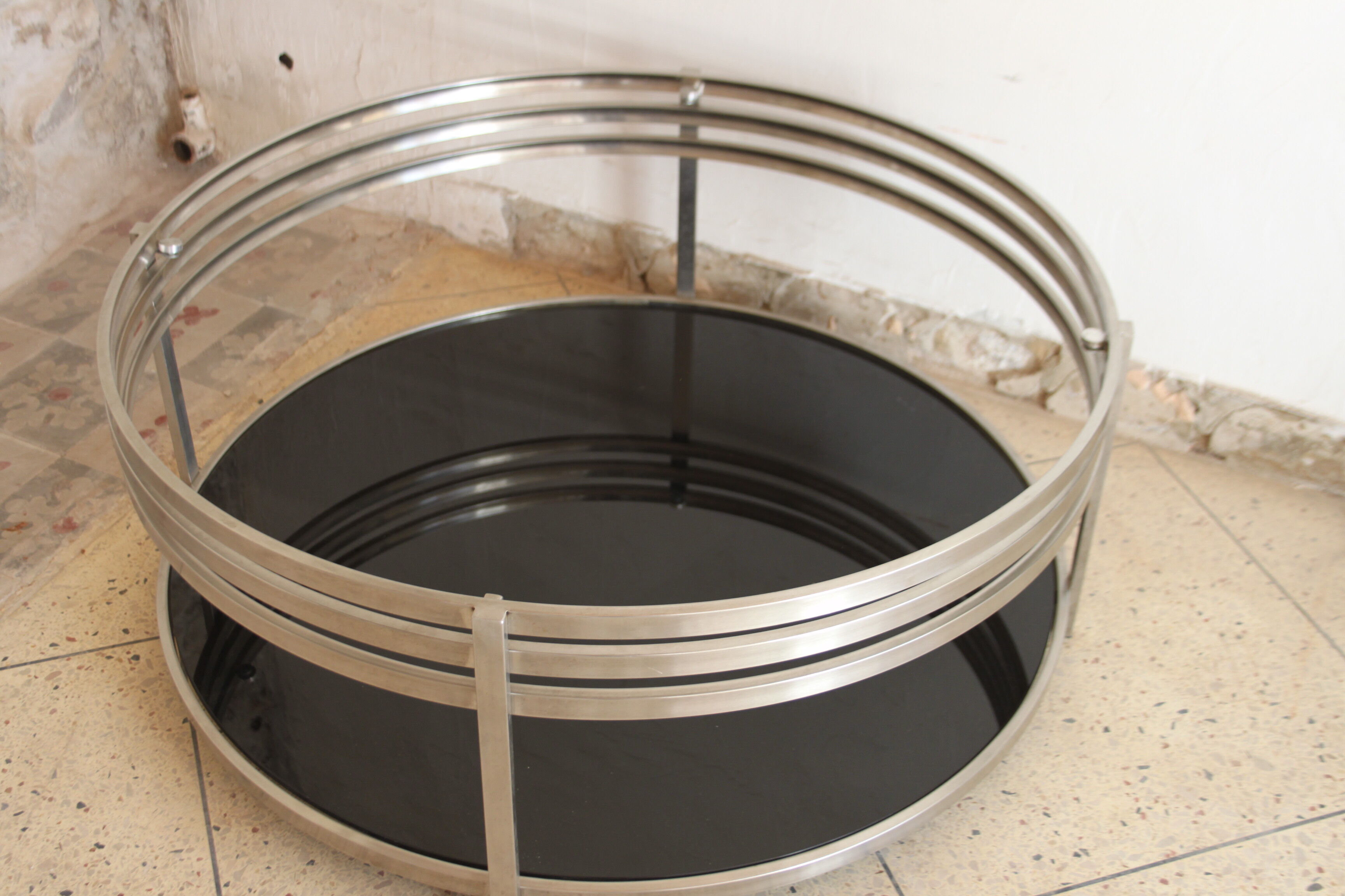 Table basse design années 70