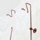 Pair of large patinated metal wall sconces by Mattia Bonetti 2009