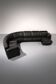 De Sede modular 7-piece mid-century leather sofa in black – Swiss icon