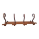Wooden wall coat rack
