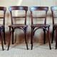4 chaises bistrot Japy et Delbos début XXe