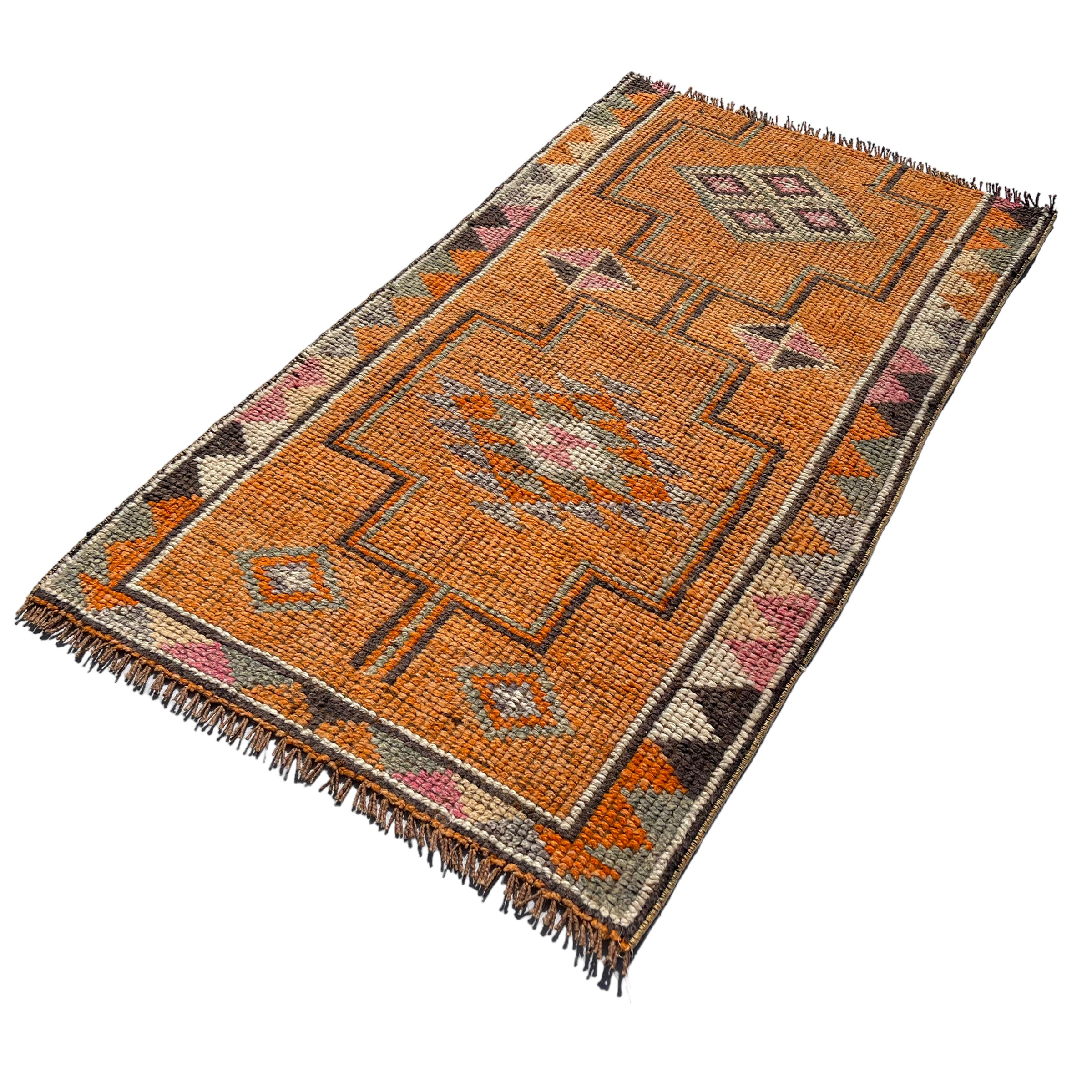 Traditional vintage kurdish herki rug 160 x 87 cm