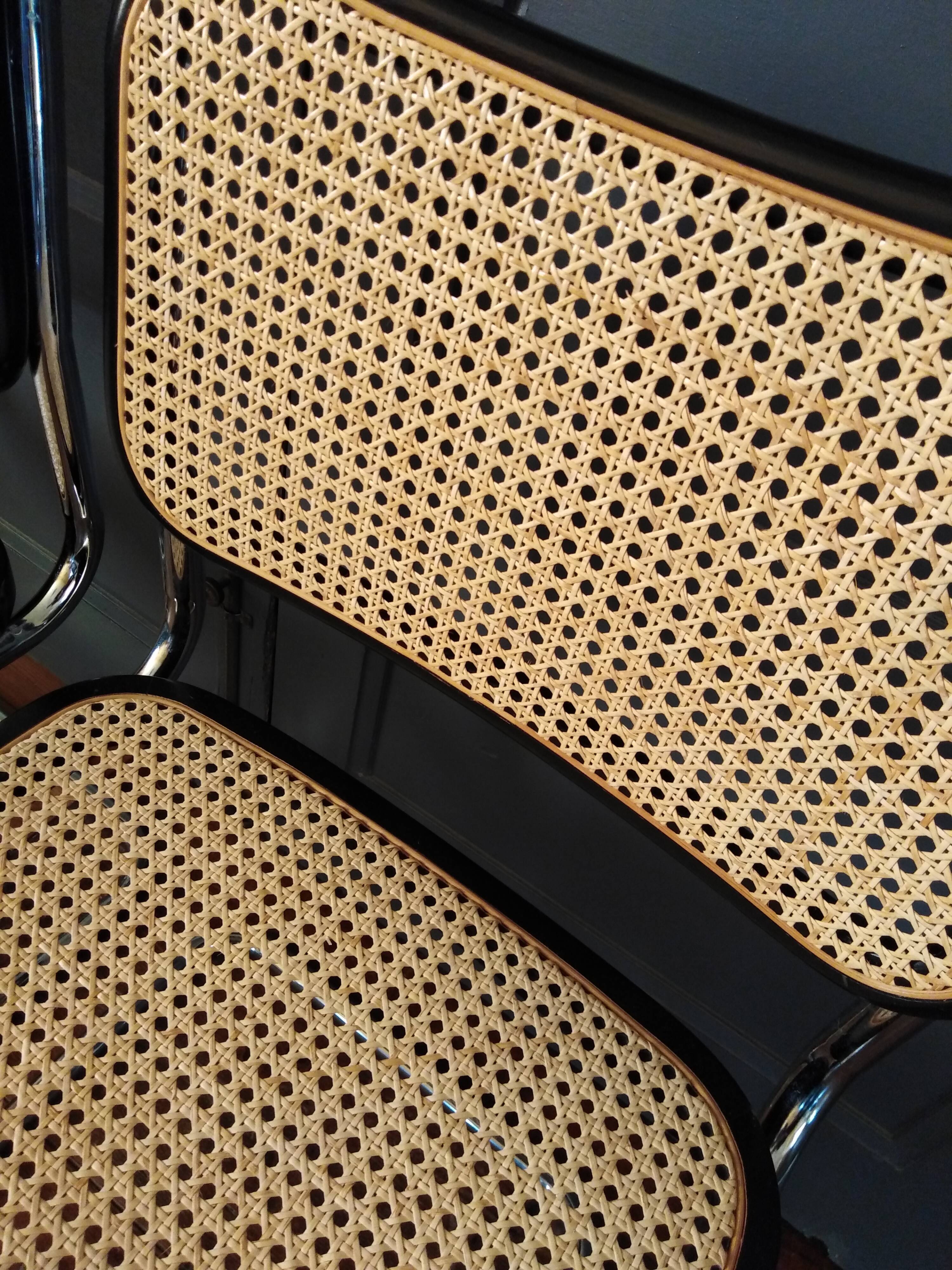 2 chairs Marcel Breuer B32 Cesca 1970