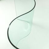 Vintage glass dining table