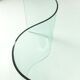 Vintage glass dining table