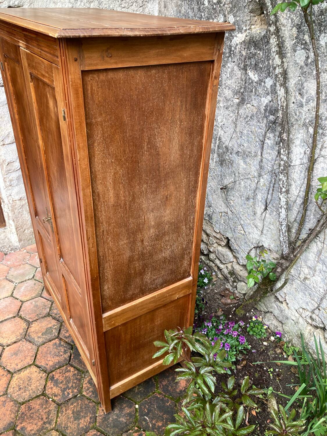 Small antique wardrobe in Art Deco style