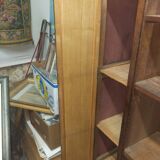Library in wenge, ash and pine around 1930