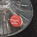 Twelve water glasses from baccarat cristallerie