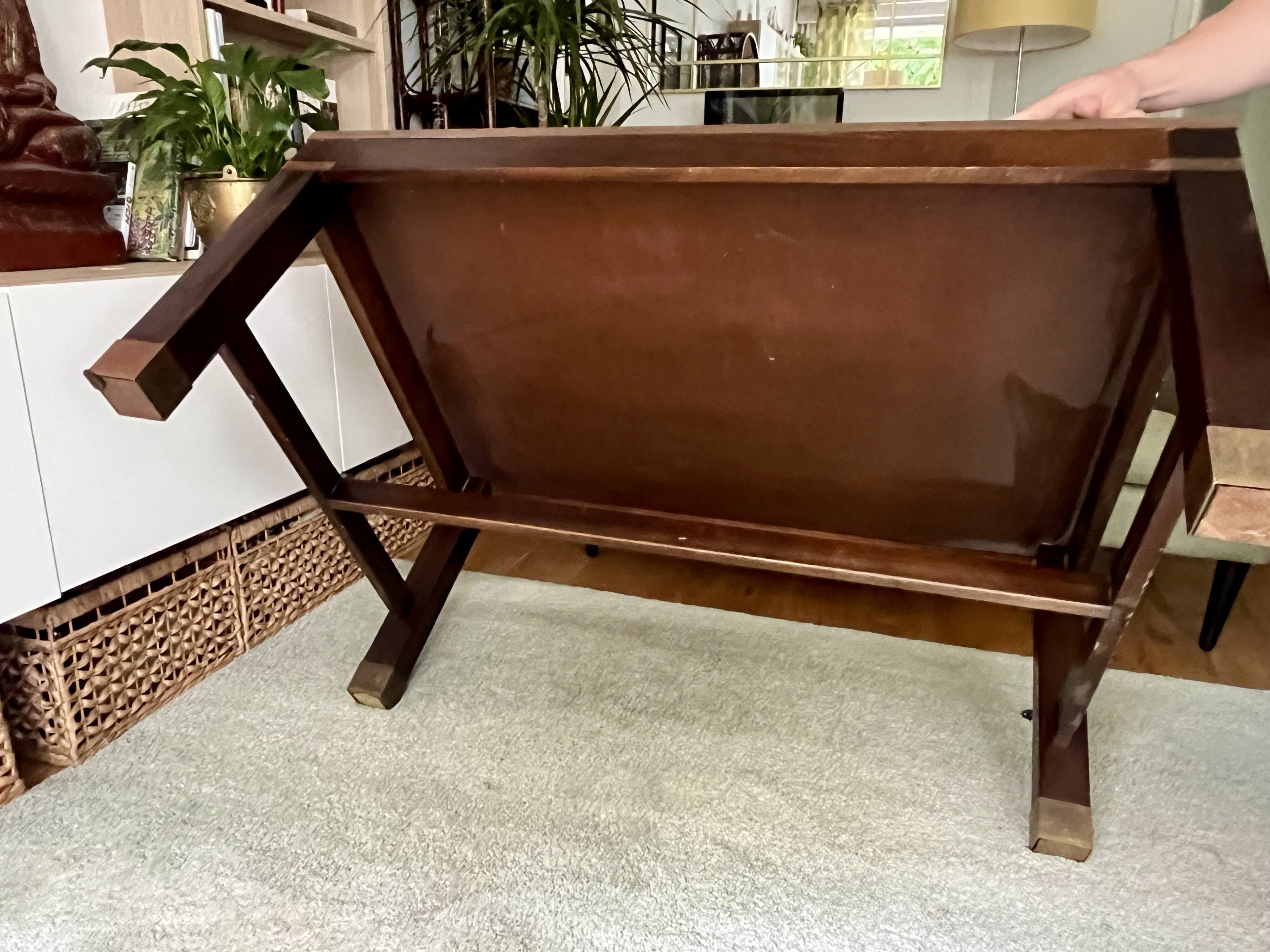 World Map Table - Vintage Map