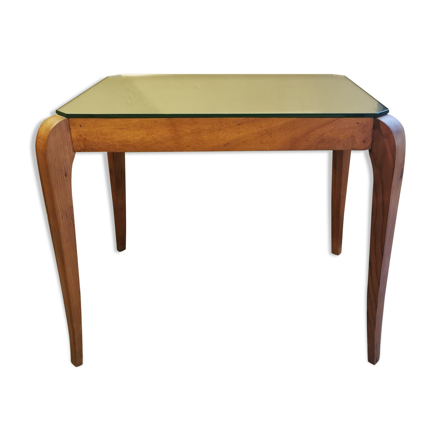 Art Deco coffee table 40s mirror