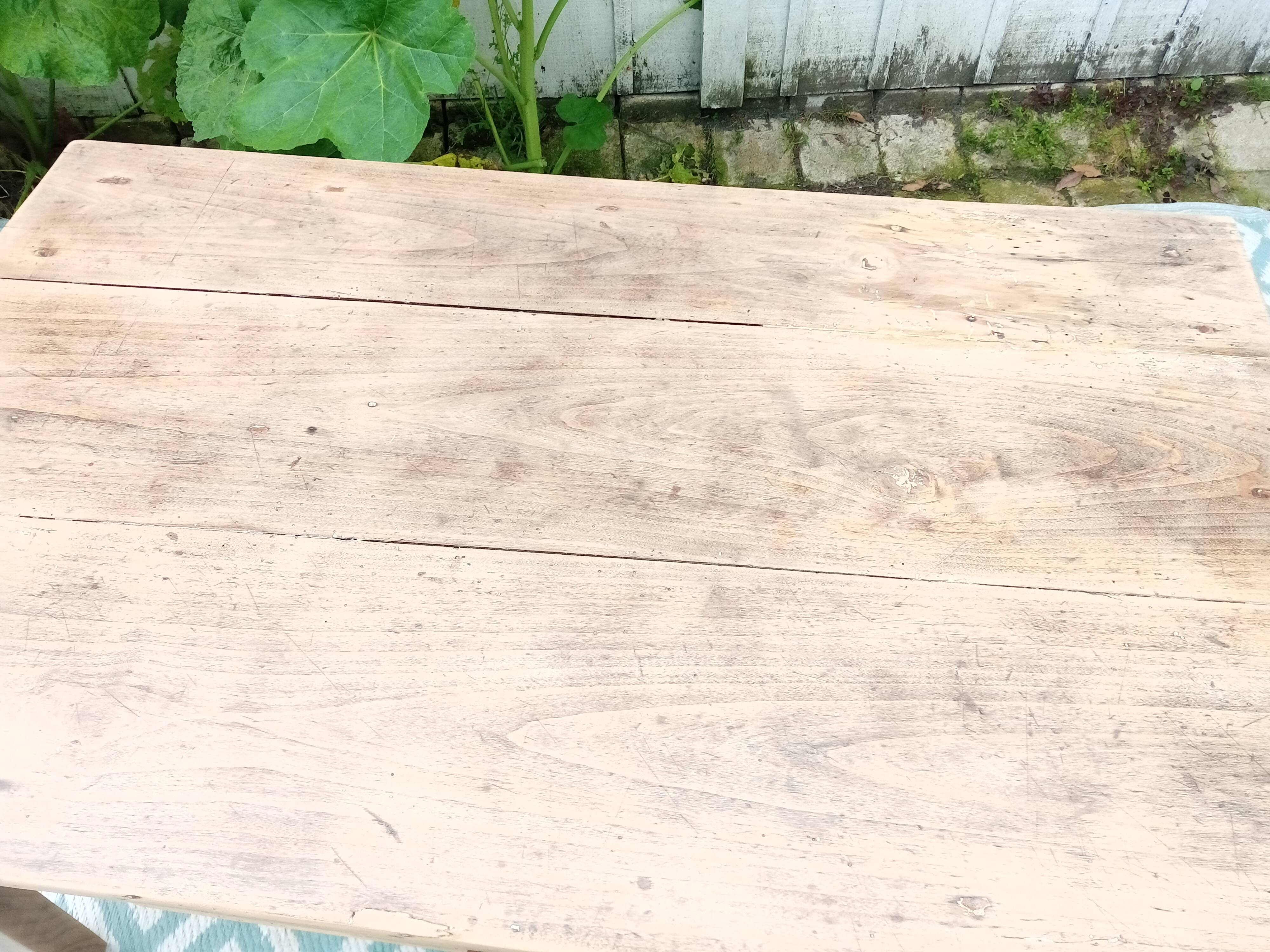 Antique wooden coffee table