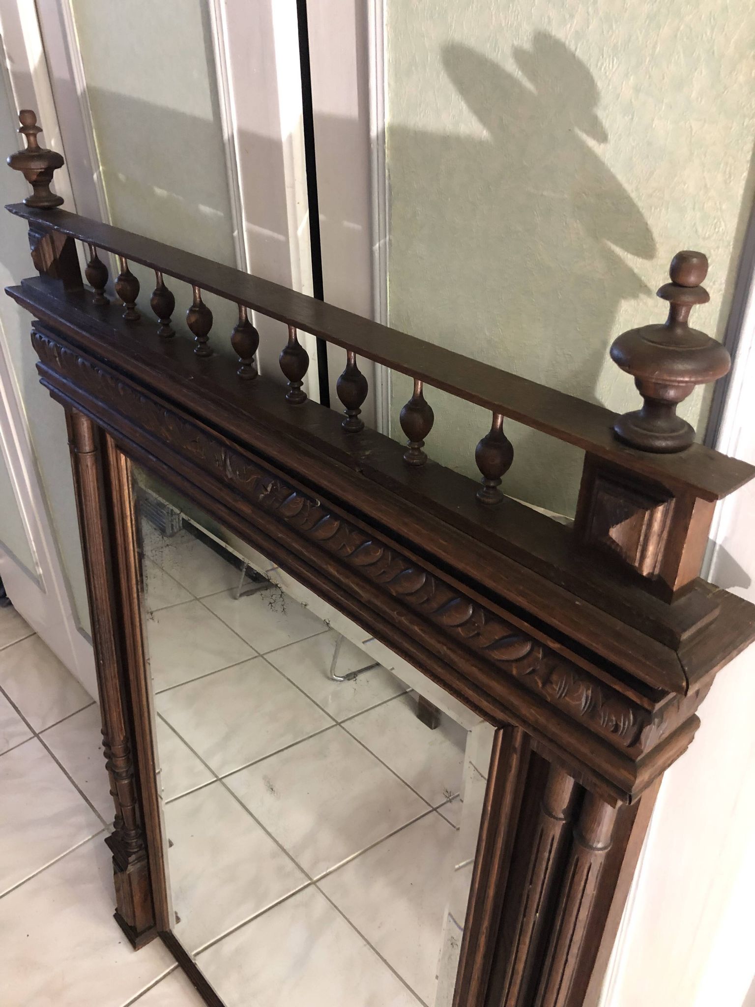 Miroir biseauté style Henri II