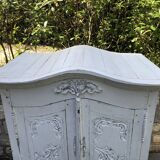 Sideboard in patinated solid wood