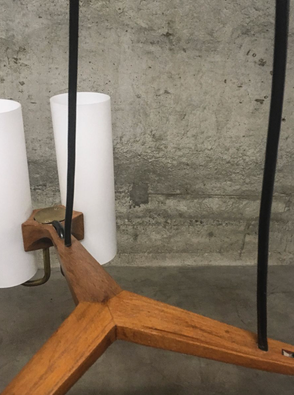 Chandelier by Uno & Östen Kristiansson for Luxus, 1950s