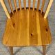Set of 6 solid pine chairs from the 80s