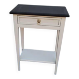 Painted wooden side table