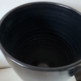High black vase